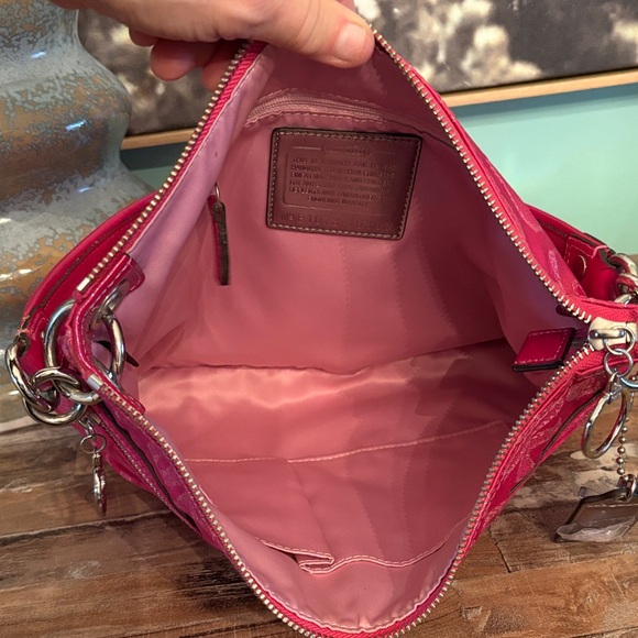 RARE COACH POPPY 2way Shoulder Bag beautiful condition - Picture 7 of 8